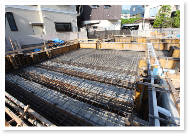 地震に強いベタ基礎 K様邸