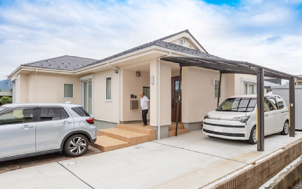 木造 注文住宅 平屋建 外観 T様邸