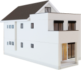 完成予想の模型 Y様邸