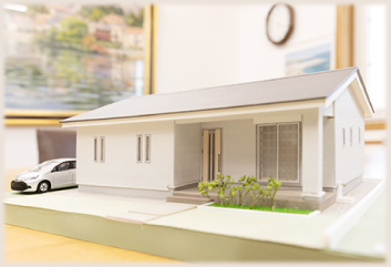 完成予想の模型 I様邸