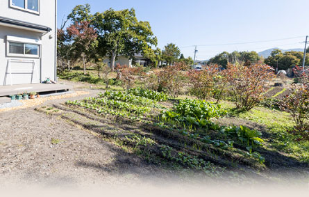 ウッドデッキと家庭菜園のある住まい I様邸